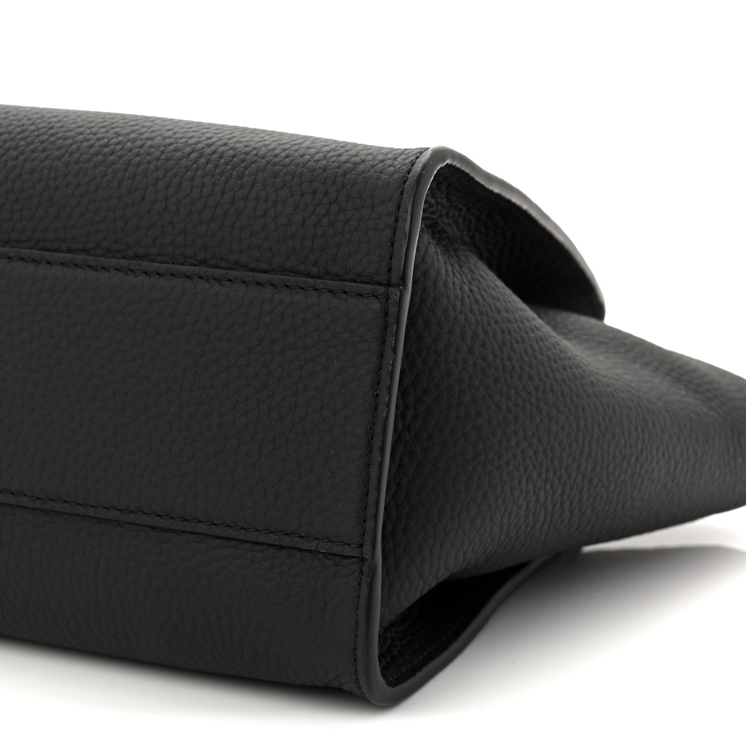 The Row Grained Calfskin Marlo 12 Tote Bag Dark Pine 9 of 10