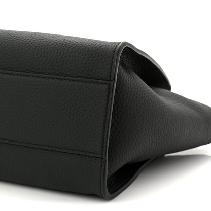 The Row Grained Calfskin Marlo 12 Tote Bag Dark Pine 9 of 10