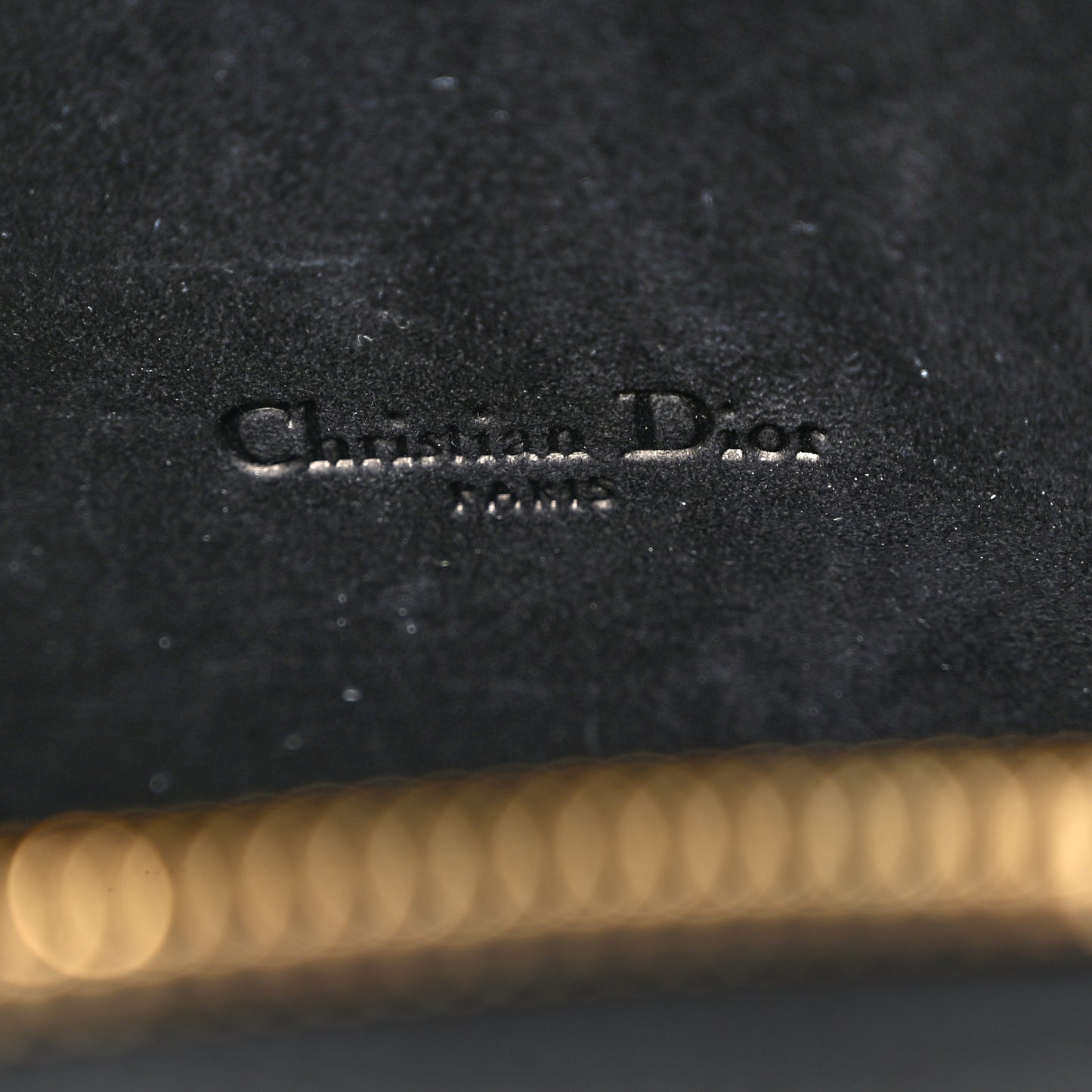 Grained Calfskin Caro Double Pouch Black