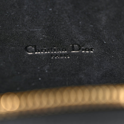 Christian Dior Grained Calfskin Caro Double Pouch Black 6 of 9