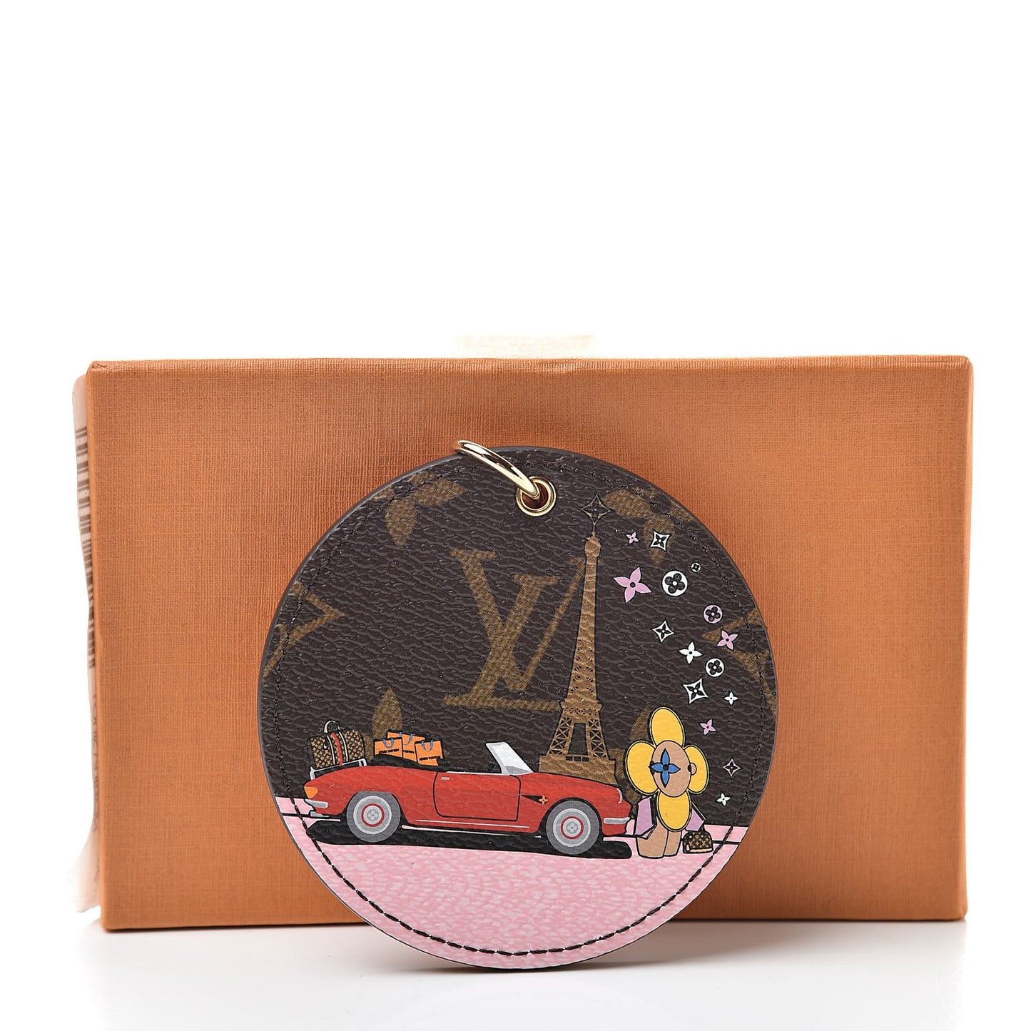 Monogram 2019 Christmas Animation Paris Bag Charm Key Ring
