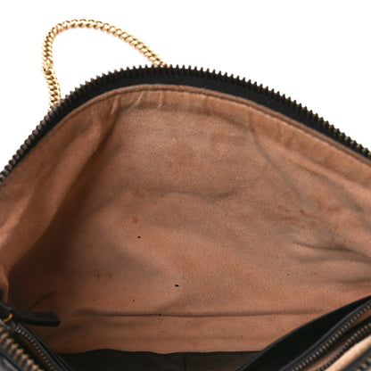 Gucci Calfskin Matelasse Mini GG Marmont Chain Bag Black 10 of 11