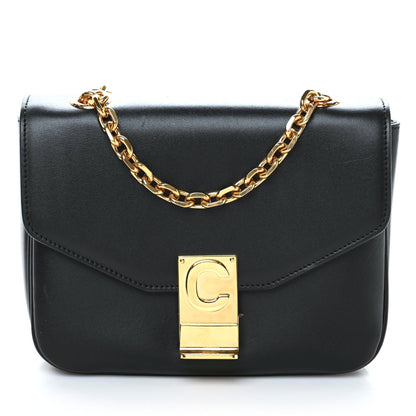 Celine Shiny Calfskin Small C Bag Black 1 of 8