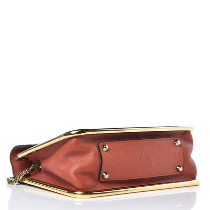 Chloe Patent Calfskin Small Sally Flap Bag Copper Red 4 of 9