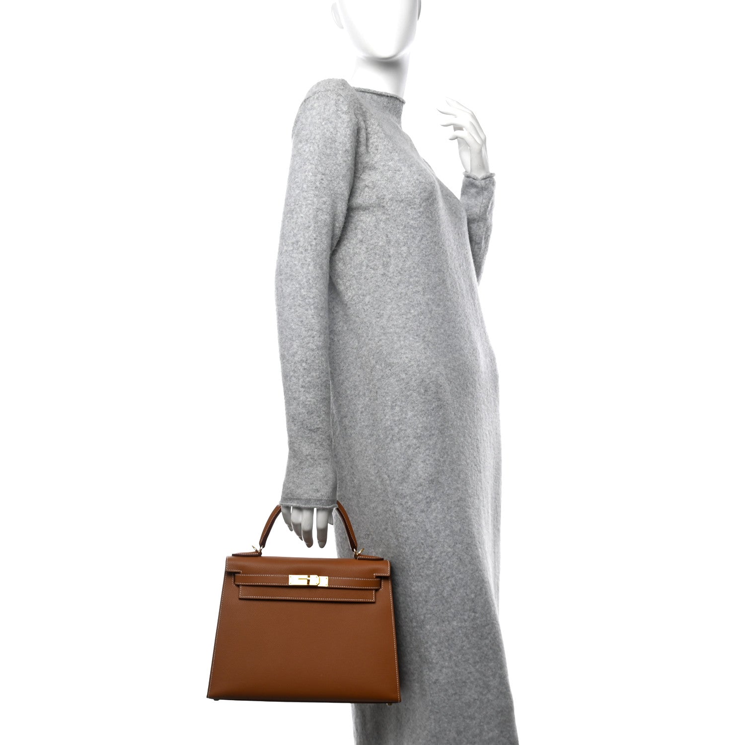 Hermes Epsom Kelly Sellier 28 Gold 3 of 10