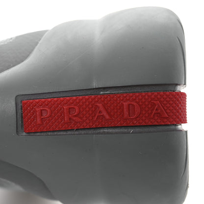 Prada Mesh Neoprene Toblach Low Top Sneakers 35 Acciaio 9 of 16