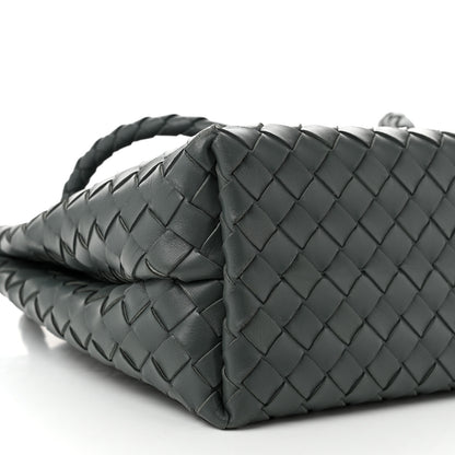Bottega Veneta Nappa Intrecciato Medium Andiamo Shoulder Bag Slate 8 of 11