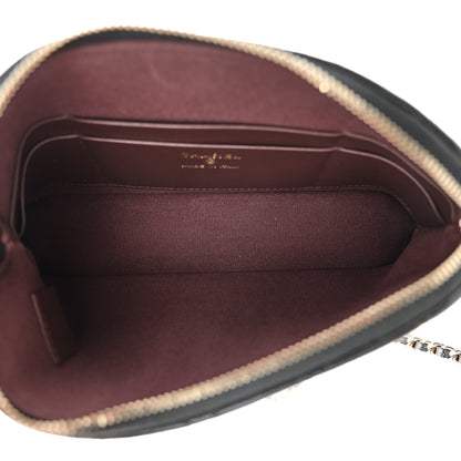Chanel Caviar Quilted Classic Purse With Chain Black 5 of 10