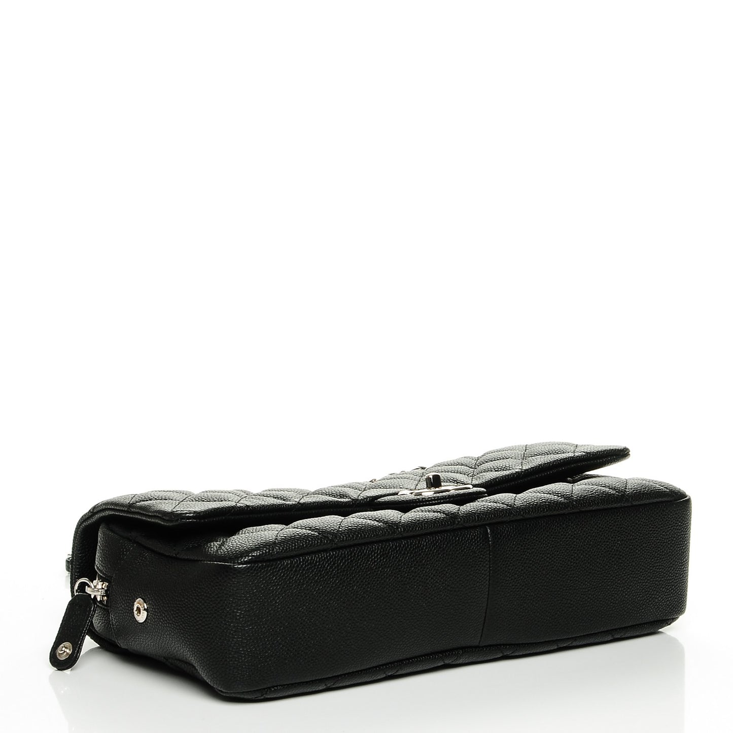 Caviar Quilted Jumbo Easy Flap Black