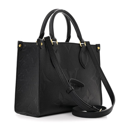 Louis Vuitton Empreinte Monogram Giant Onthego PM Black 3 of 11