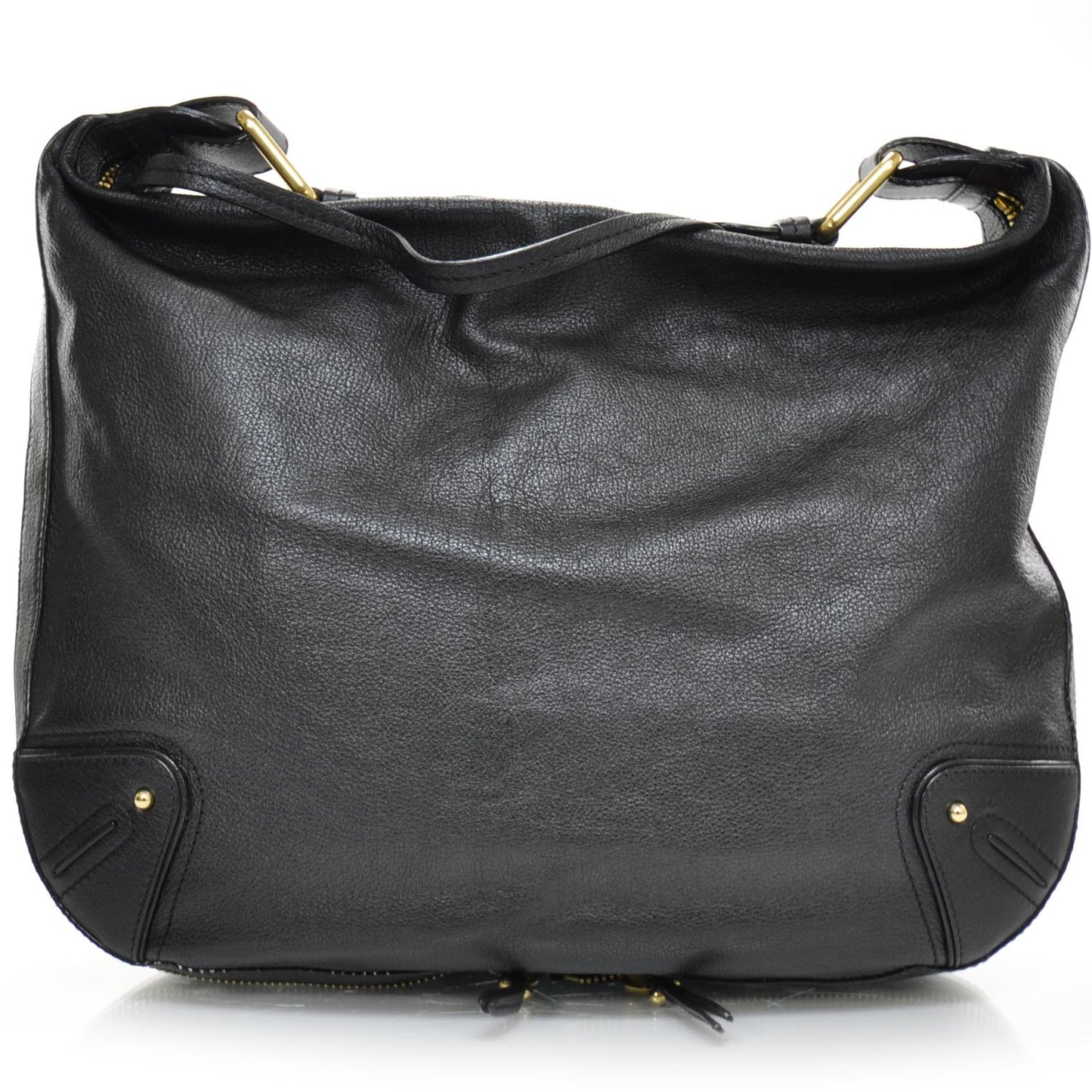 Leather Courtney Hobo Black