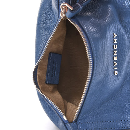 Givenchy Sugar Goatskin Pandora Wristlet Medium Blue 5 of 7