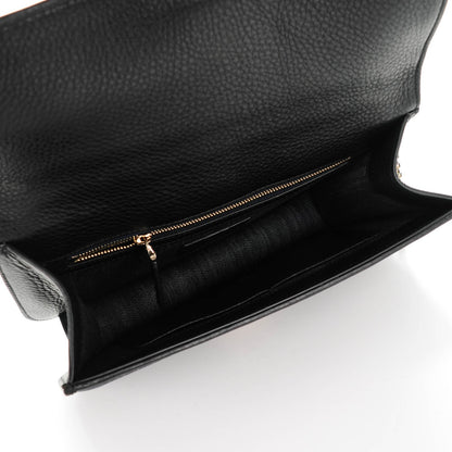 Valentino Garavani Denim Medium Glam Lock Rockstud Flap Deep Denim 5 of 7