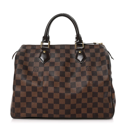 Louis Vuitton Damier Ebene Speedy 30 1 of 12