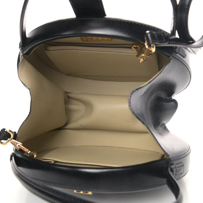 Loewe Calfskin Round Top Handle Bag Black 8 of 18