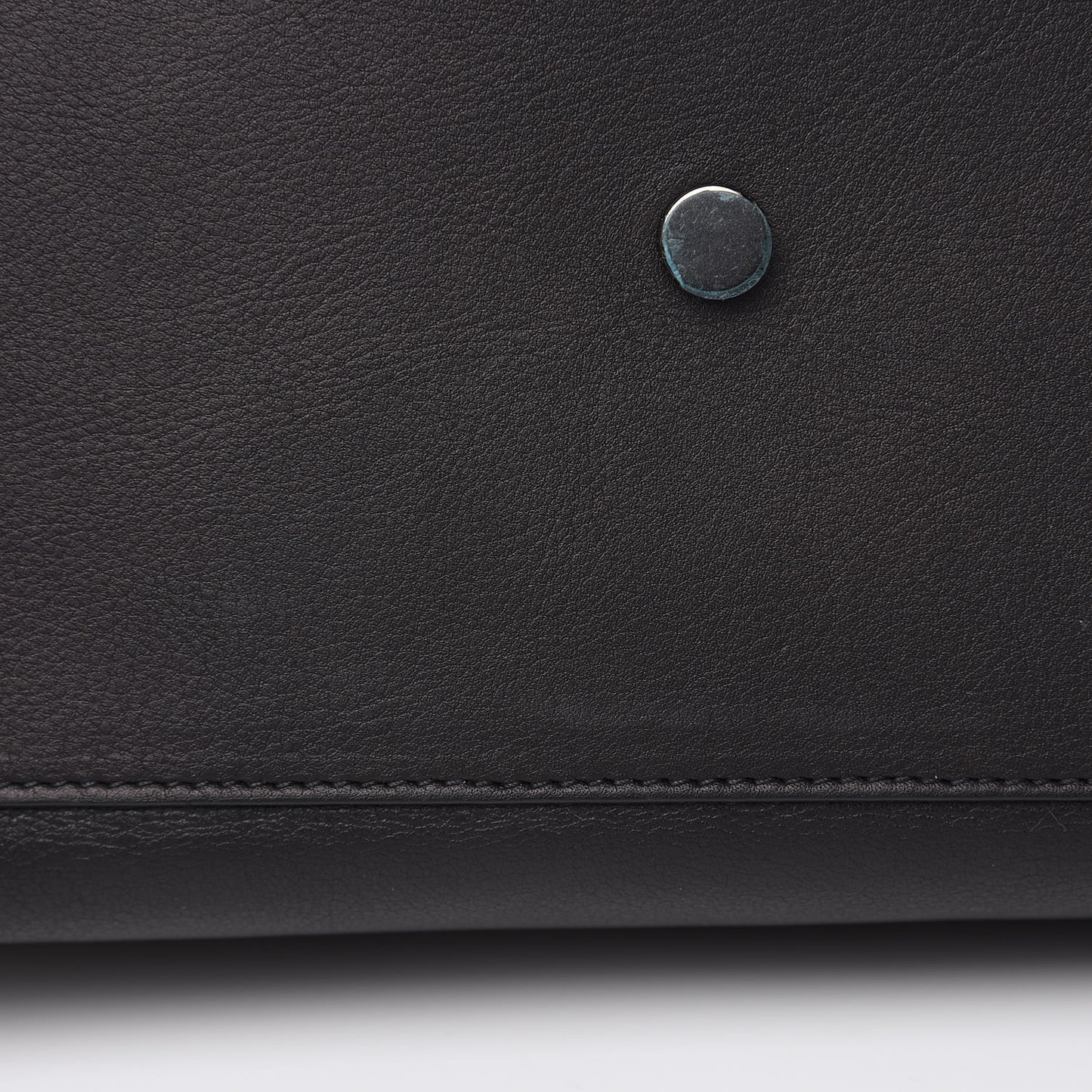 Smooth Calfskin Crocodile Embossed Small Monogram Downtown Cabas Black