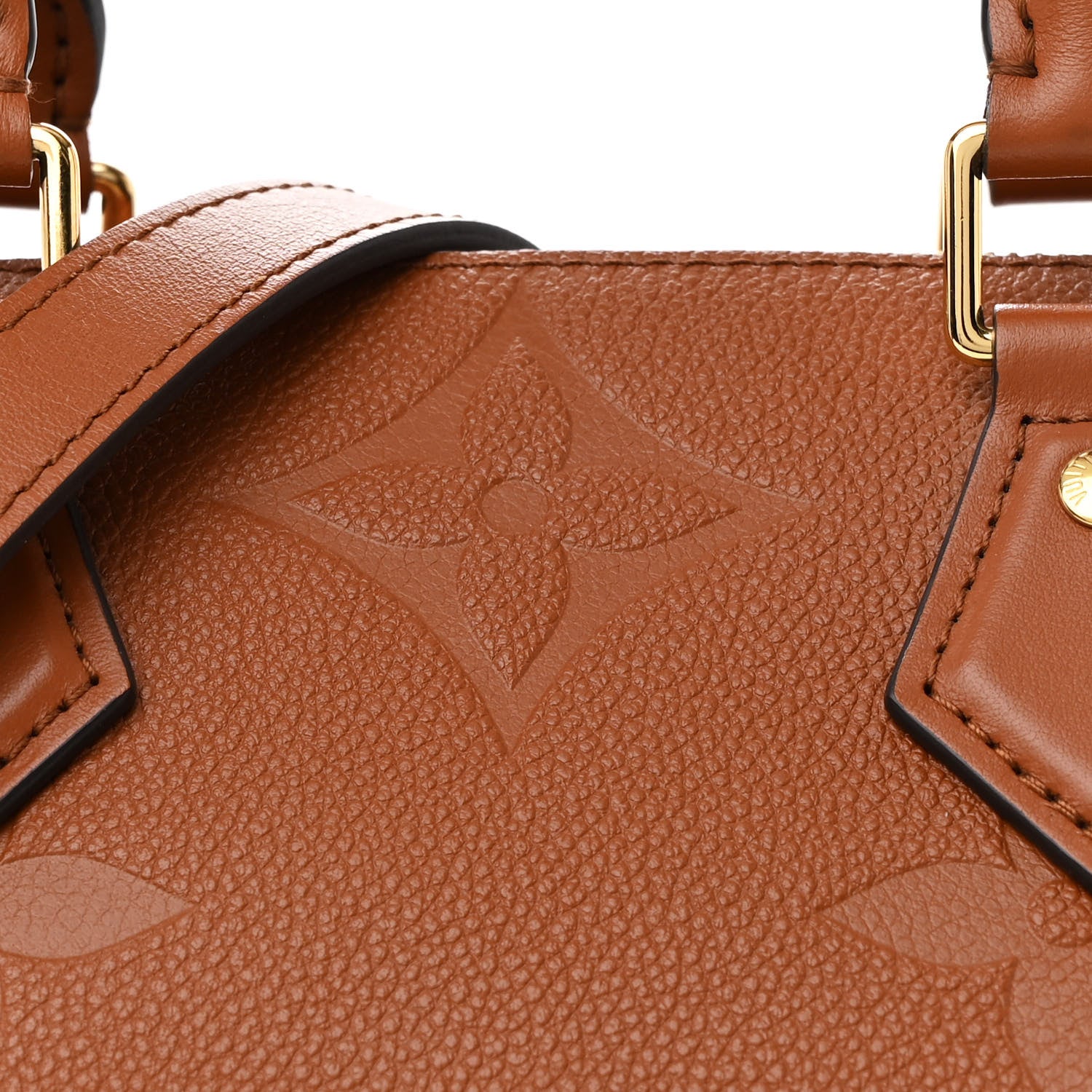 Louis Vuitton Empreinte Monogram Giant Speedy Bandouliere 25 Cognac 7 of 11