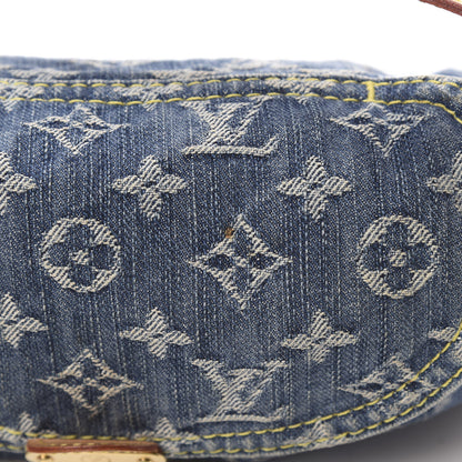 Louis Vuitton Monogram Denim Mini Pleaty Blue 11 of 12