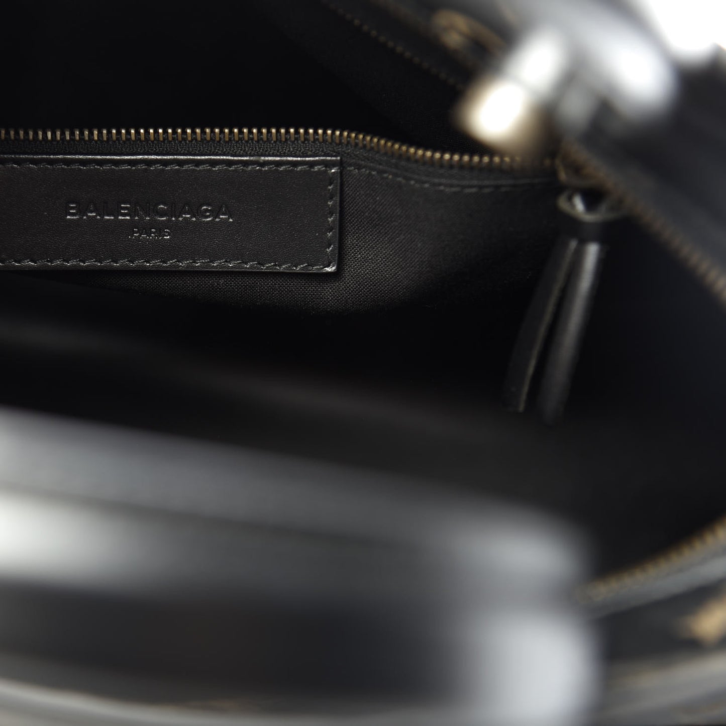 Calfskin Love Perforated Blackout Hardware City Black