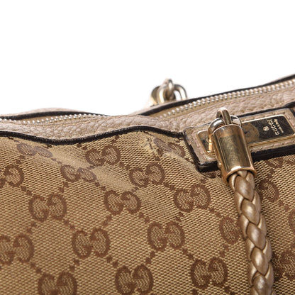 Gucci Monogram Medium Bella Tote Gold 16 of 20