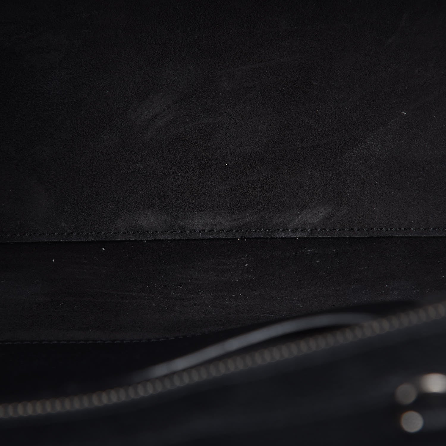 Saint Laurent Grained Calfskin Small Cabas Rive Gauche Black 21 of 21
