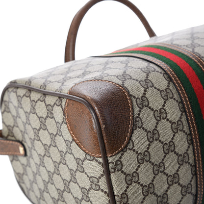 Gucci GG Plus Monogram Web Boston Brown 14 of 22