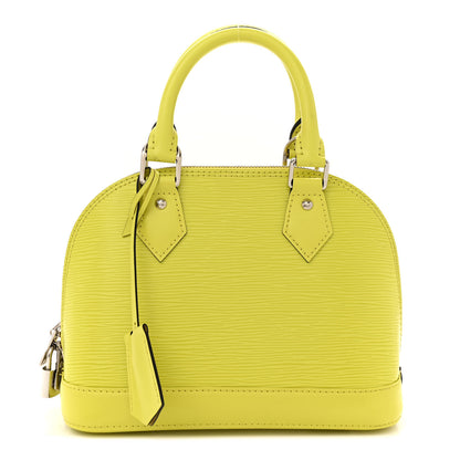 Louis Vuitton Epi Jacquard Alma BB Yellow Citron 1 of 12