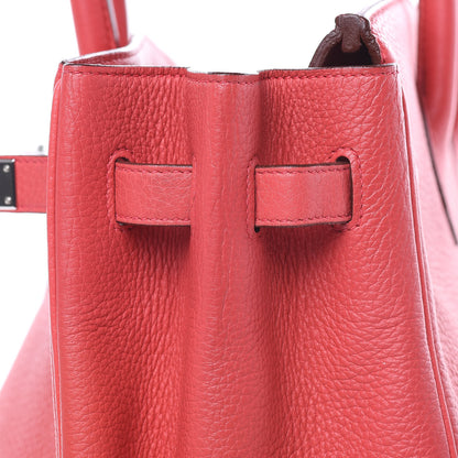 Hermes Taurillon Clemence Birkin 35 Bougainvillea 26 of 29