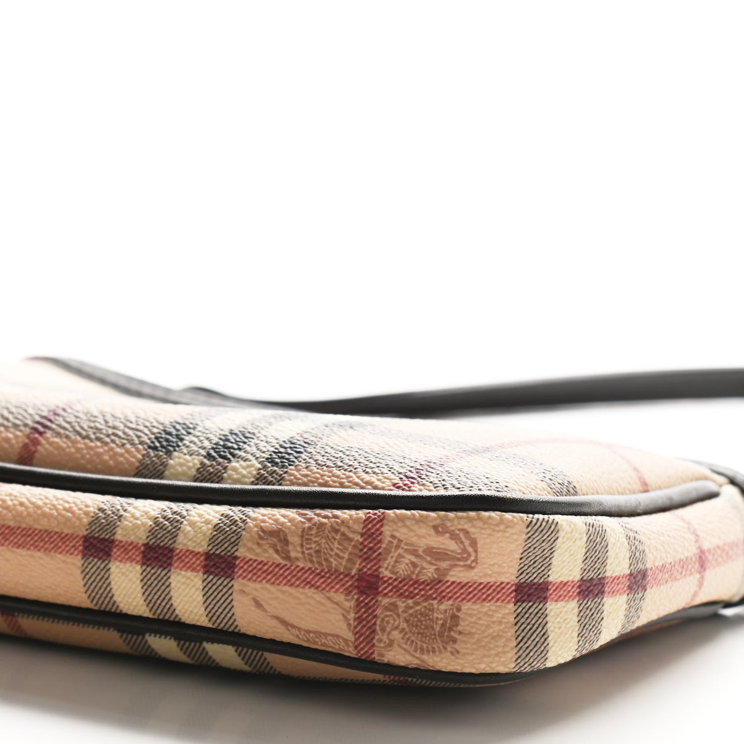 Burberry Haymarket Check Pochette Chocolate 9 of 9