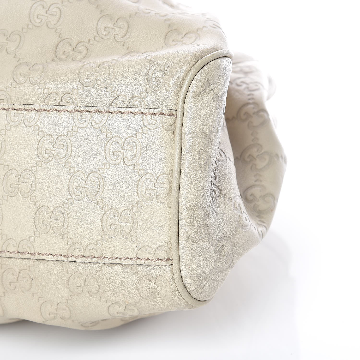 Gucci Guccissima Medium Sukey Tote Mystic White 7 of 11