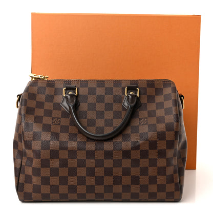 Louis Vuitton Damier Ebene Speedy Bandouliere 30 11 of 11