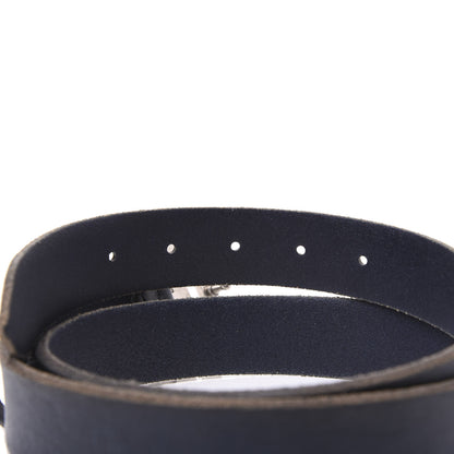 Gucci Cuoio Toscano Nickel Double G 30mm Belt 95 38 Blue 3 of 5