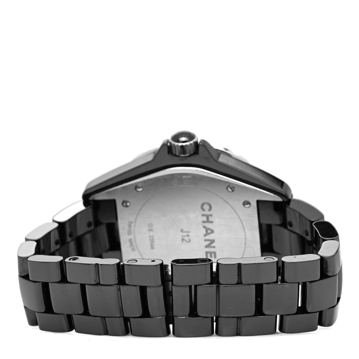 Stainless Steel Ceramic 38mm J12 Automatic Watch Black