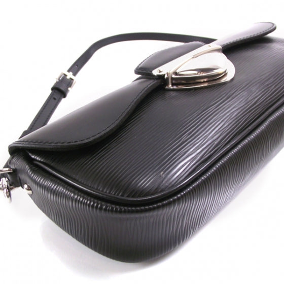 Louis Vuitton Epi Montaigne Pochette Noir 6 of 10