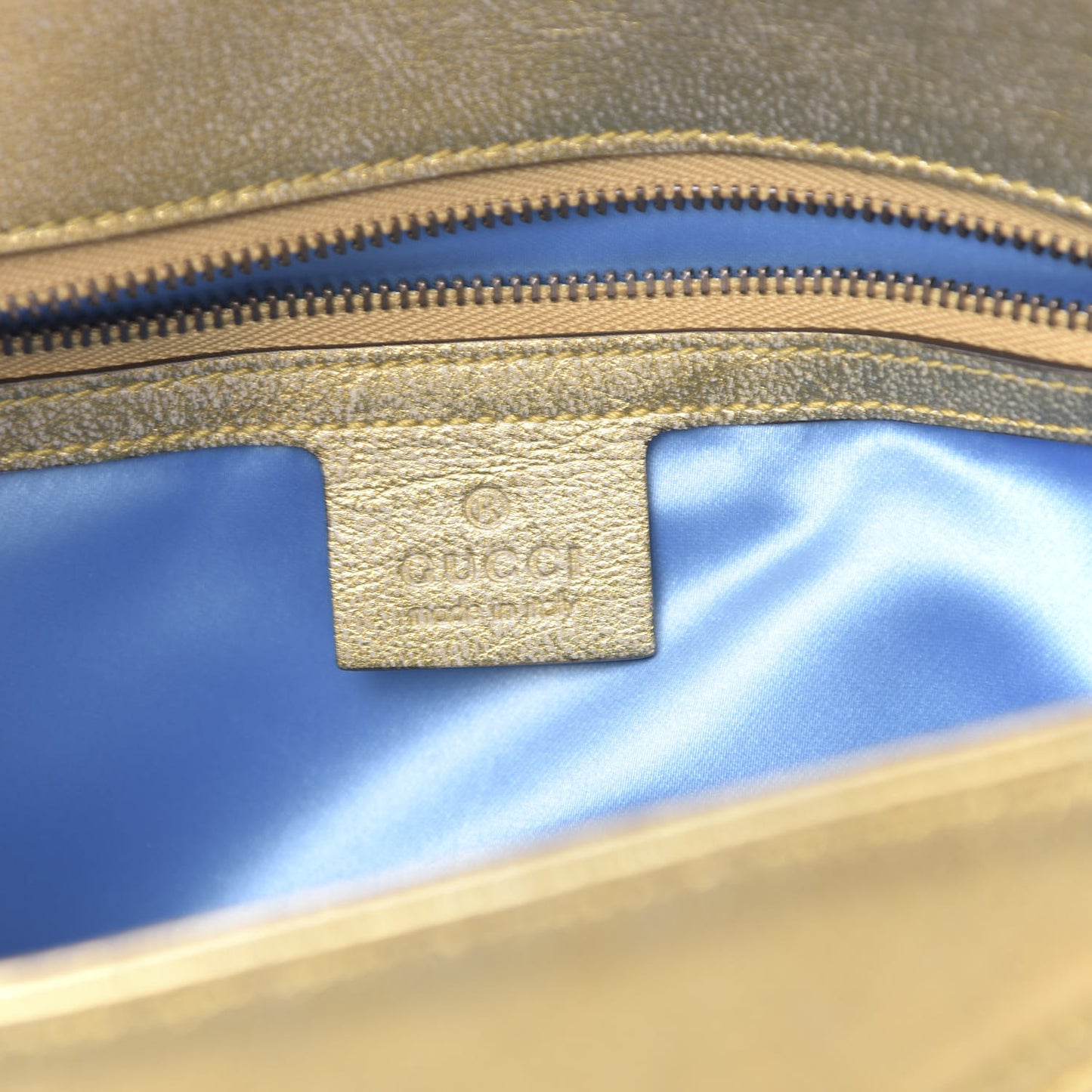 Metallic Calfskin Matelasse Small GG Marmont Shoulder Bag Gold Pink