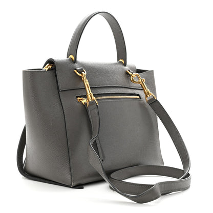 Celine Baby Grained Calfskin Micro Belt Bag Grey 3 of 13