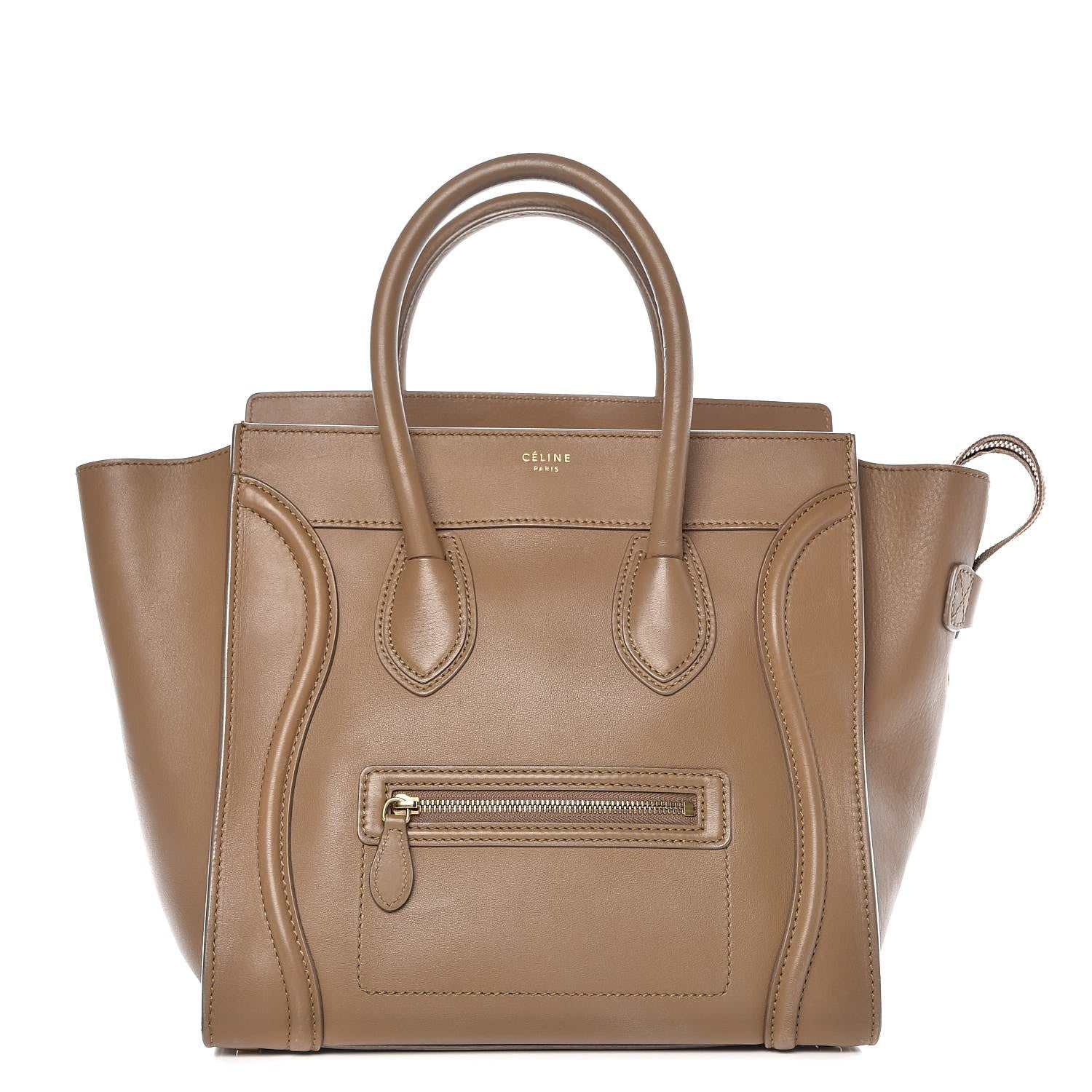 Celine Smooth Calfskin Mini Luggage Camel 1 of 13