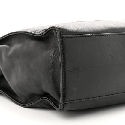 Chanel Lambskin CC Stitched Logo Tote Black 9 of 12