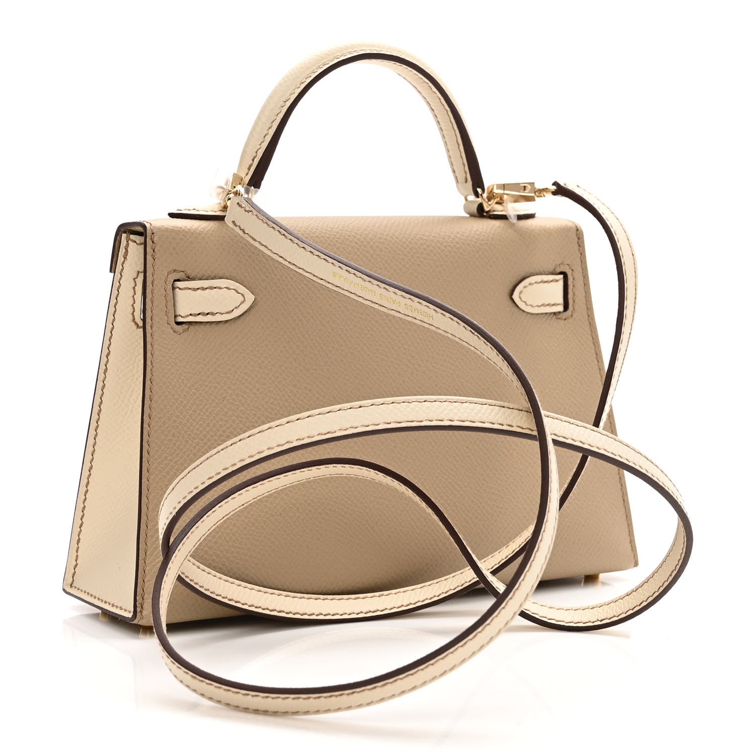 Hermes Epsom Horseshoe Mini Kelly Sellier 20 Trench Craie 3 of 10