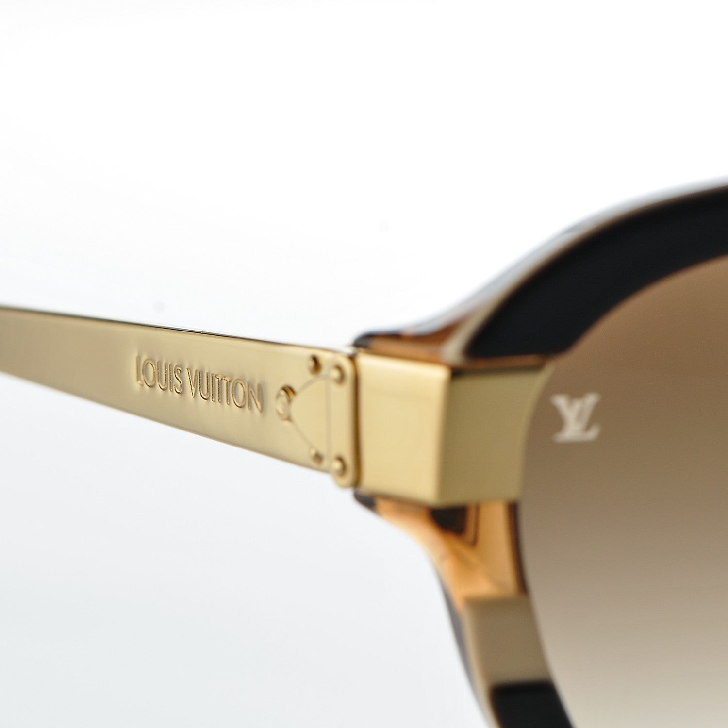 Louis Vuitton Petit Soupcon Cat Eye Sunglasses Z0487W Brown 6 of 9