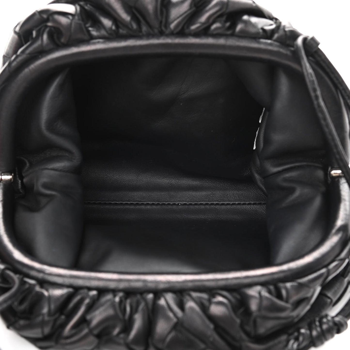 Nappa Intrecciato The Mini Pouch Black
