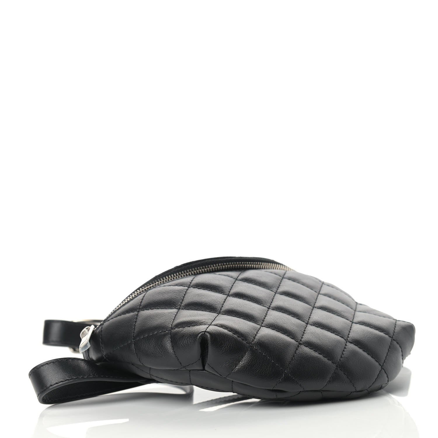 Chanel Lambskin Quilted Waist Belt Bag Black 4 of 11