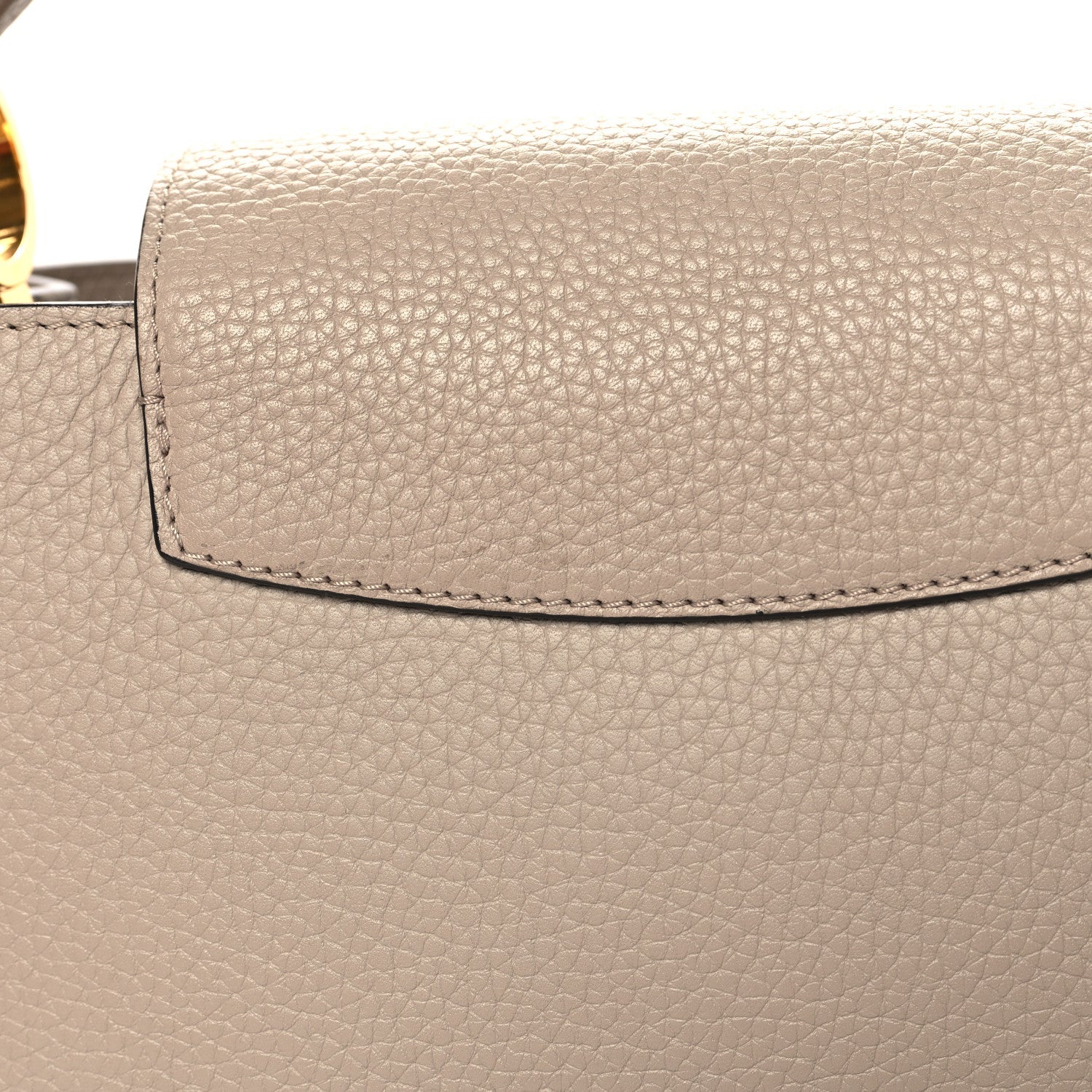 Louis Vuitton Taurillon Capucines MM Galet 10 of 10