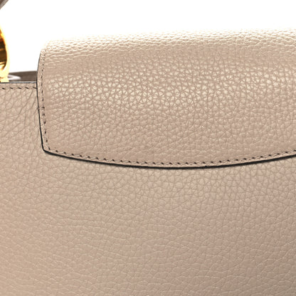 Louis Vuitton Taurillon Capucines MM Galet 10 of 10