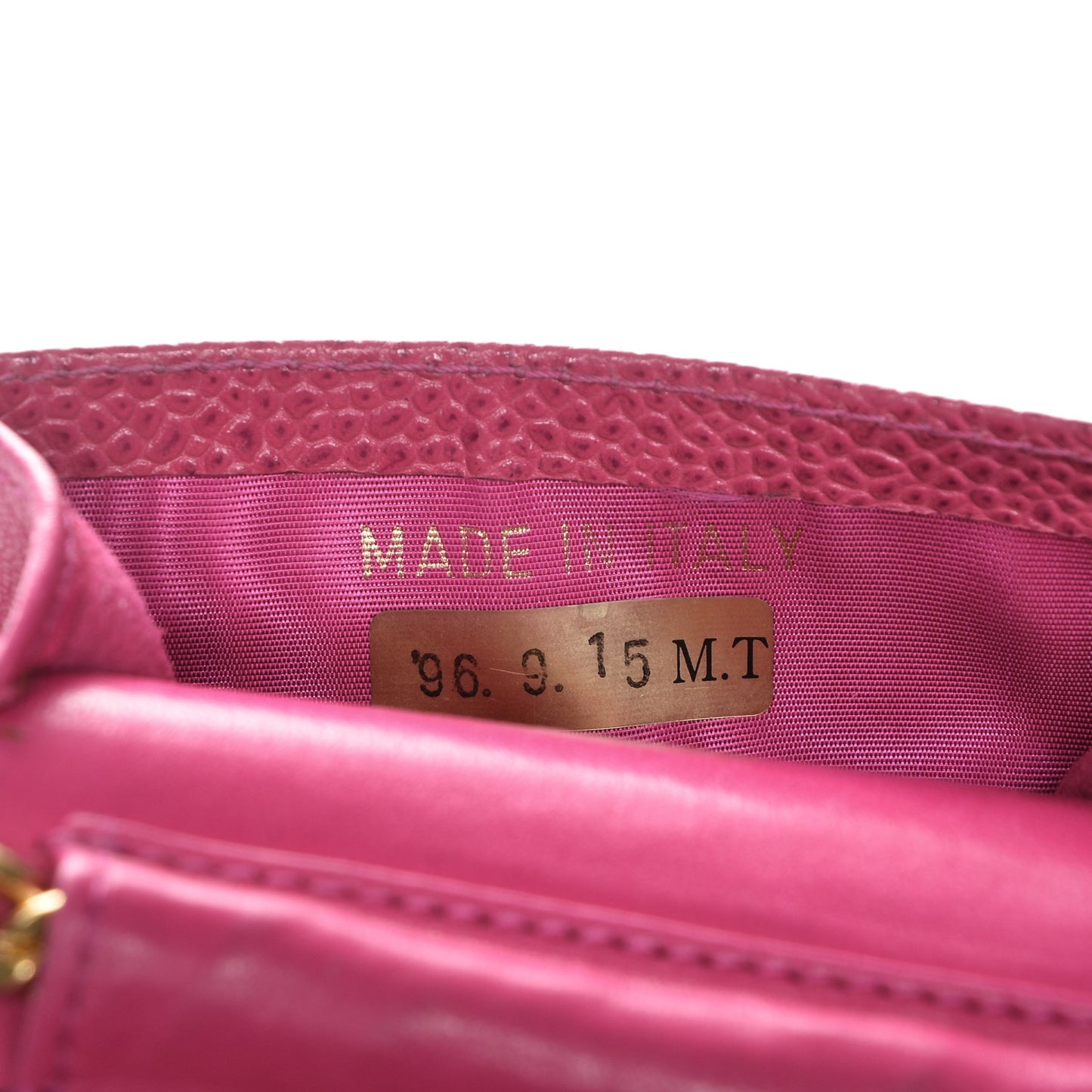 Caviar Cell Phone Crossbody Bag Pink