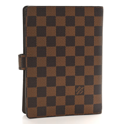 Louis Vuitton Damier Ebene Medium Ring Agenda Cover 3 of 9