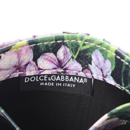 Dolce & Gabbana Ortensia Floral Print Card Holder Wallet Multi 7 of 7