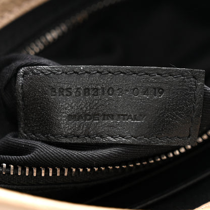 Saint Laurent Crinkled Calfskin Matelasse Monogram Niki Chain Wallet Dusty Grey 7 of 11