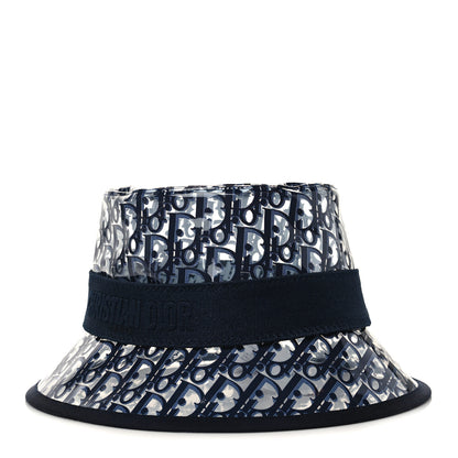 Christian Dior PVC Oblique Bob French Bucket Hat 58 Bleu 1 of 7