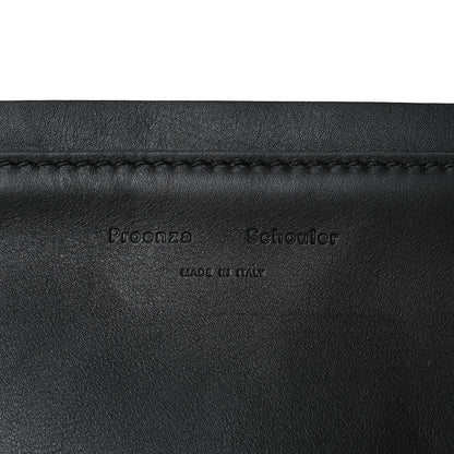 Proenza Schouler Metallic Calfskin Large Ruched Tote Silver 7 of 10